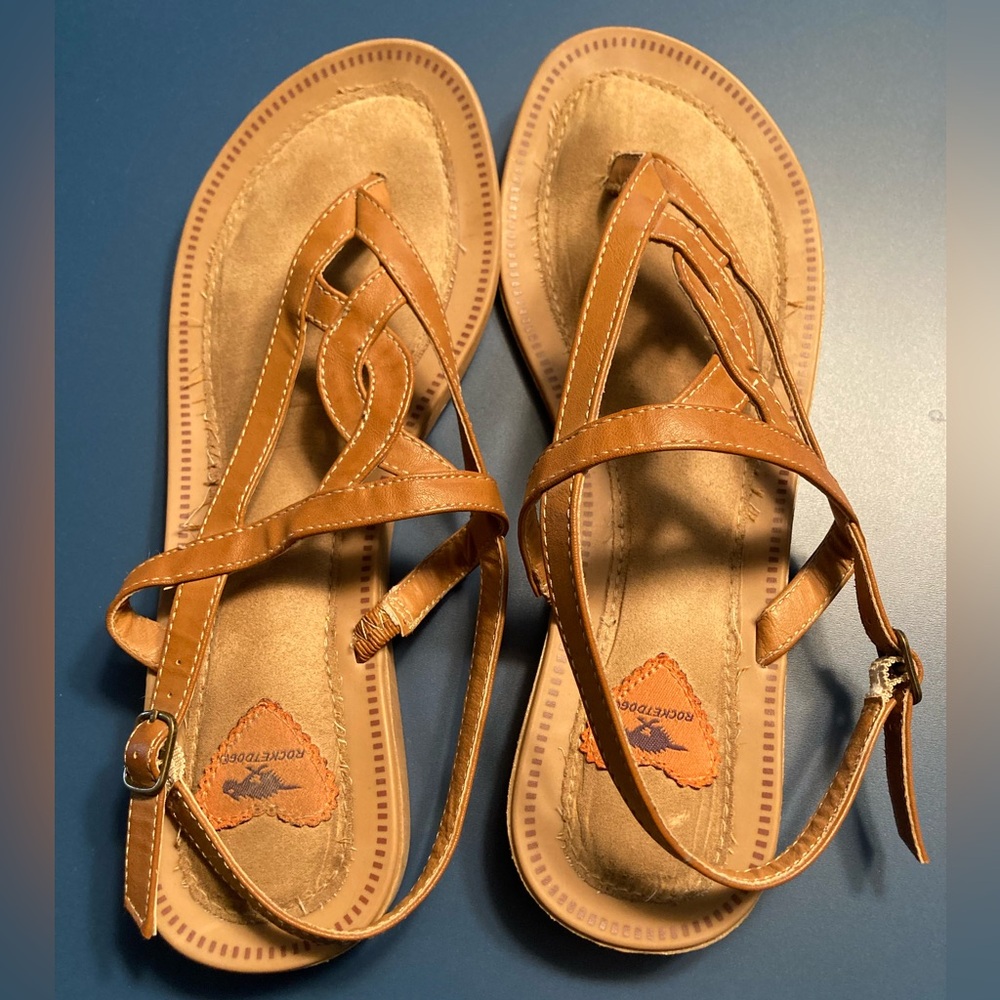 Rocket Dog Brown Strappy Sandals